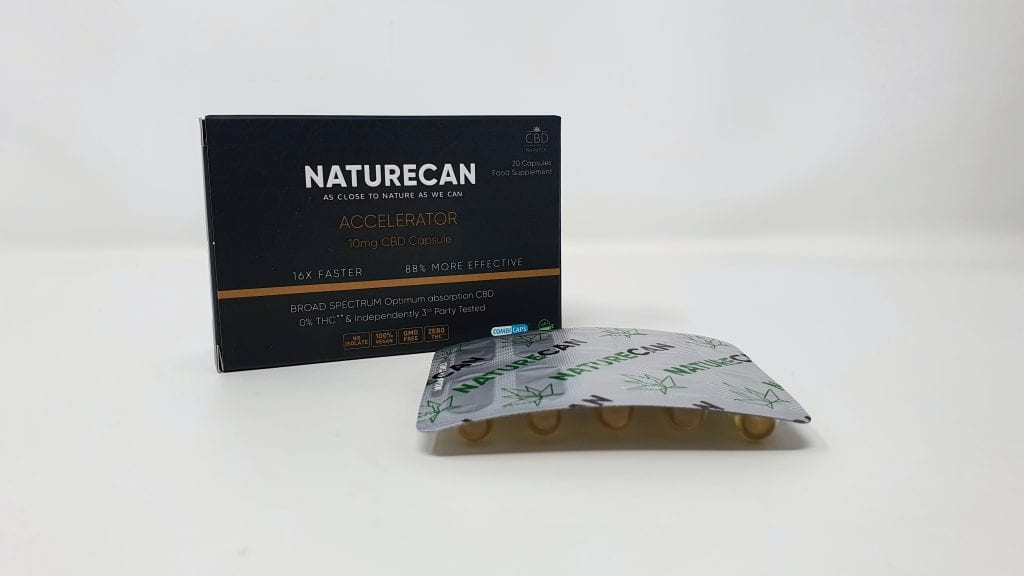 Naturecan Accelerator CBD Capsules ISMOKE Cannabis UK